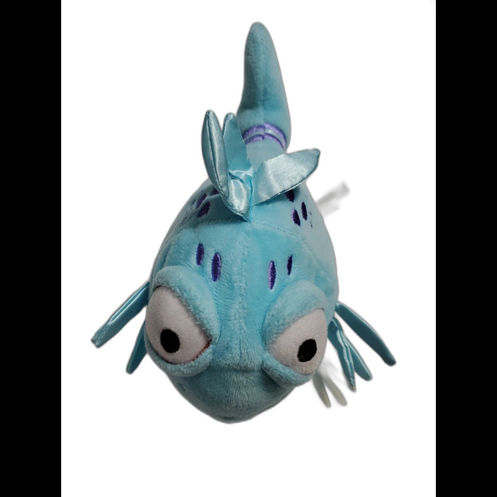 MerryMakers Pout Pout Fish Doll Toy Plush Blue Fish 7” Book Character 2008